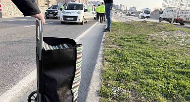 Tekirdağ'da otomobilin çaptığı kadın yaralandı