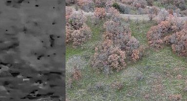 Termal drone destekli denetimde 2 kaçak avcı yakalandı