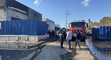 Torbalı'daki fabrika yangını söndürüldü