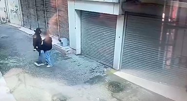 Tornavidalı kar maskeli gaspçı kamerada