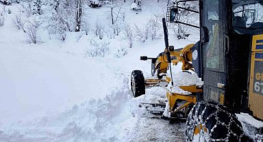 Trabzon'da karla mücadele sürüyor