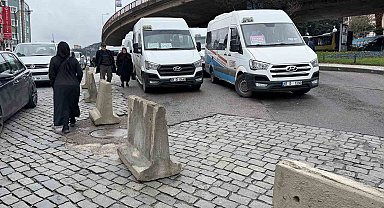 Trabzon'da şehir içi ulaşımda durak gerginliği