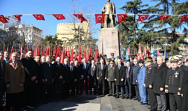Trabzon'un düşman işgalinden kurtuluşunun 108. yıl dönümü kutlandı