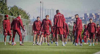 Trabzonspor, Fatih Karagümrük maçı hazırlıklarını sürdürdü