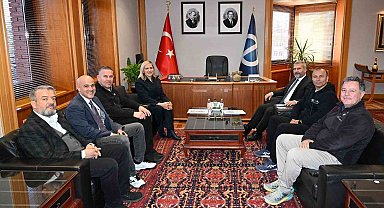 TTF Başkanı Müderrisgil, Rektör Adıgüzel'i ziyaret etti