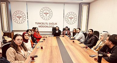 Tunceli'de sağlık çalışanlarına hizmet içi eğitim