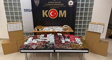 Turgutlu ve Kırkağaç'ta kaçak tütün operasyonu: 2 gözaltı