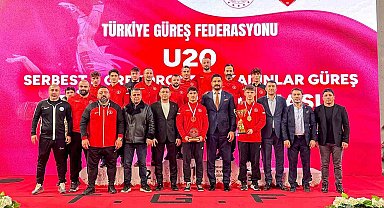 U20 Serbest Güreş Türkiye Şampiyonası sona erdi