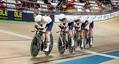 UEC 2026 Avrupa Pist Bisikleti Şampiyonası'nda rekorla dolu ikinci gün