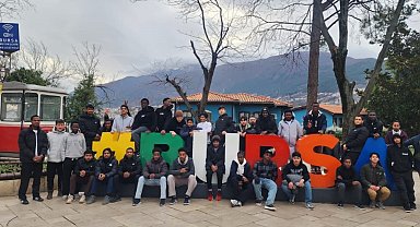 Uluslararası öğrenciler Bursa'nın tarihi ve kültürel mirasını yerinde tanıdı