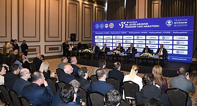 Uluslararası Trabzon Yarı Maratonu'nun tanıtım toplantısı yapıldı