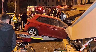 Üsküdar'daki iş yeri kazasının güvenlik kamerası görüntüleri ortaya çıktı