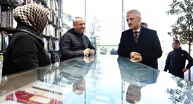 Vali Makas esnafla hasbihal etti