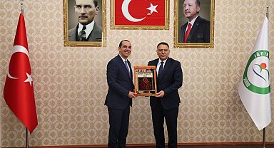 Vali Taşolar'dan Rektör Gürel'e nezaket ziyareti