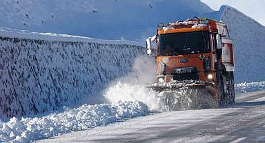 Van'da 390 yerleşim yerinin yolu kardan kapandı