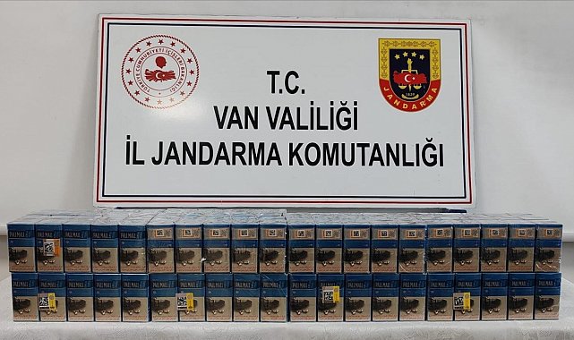 Van'da 720 paket gümrük kaçağı sigara ele geçirildi
