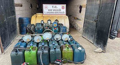 Van'da kaçak akaryakıt ele geçirildi