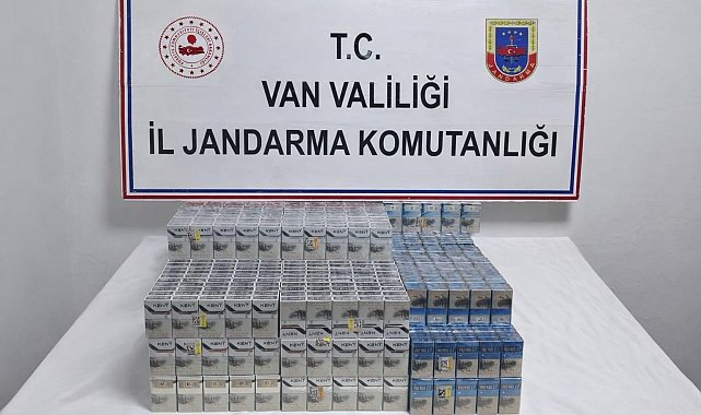 Van'da kaçak sigara operasyonu