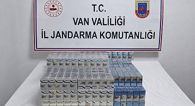 Van'da kaçak sigara operasyonu