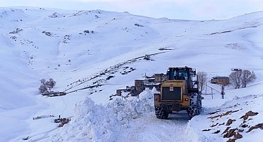 Van'da kardan dolayı kapanan 34 yerleşim yerinin yolu açılıyor