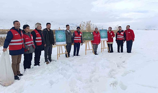 Van'da yaban hayvanları unutulmadı