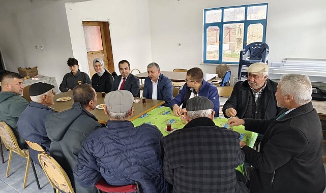 Yenipazar'da vatandaşlarla birebir temas