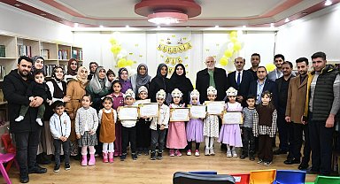 Yeşilyurt'ta minik yürekler Kur'an-ı Kerim'le buluştu