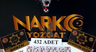 Yozgat'ta 432 adet sentetik ele geçirildi