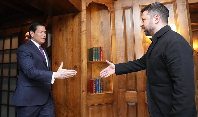 Zelenskiy, barış görüşmeleri öncesinde ABD Dışişleri Bakanı Rubio ile bir araya geldi