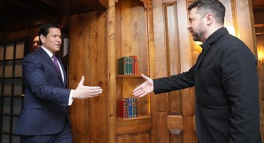 Zelenskiy, barış görüşmeleri öncesinde ABD Dışişleri Bakanı Rubio ile bir araya geldi