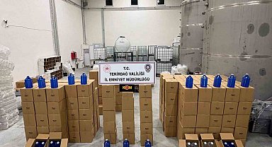 17 ton 815 litre etil alkol ele geçirildi
