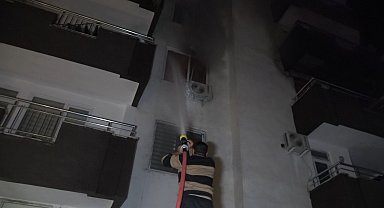 5 katlı binada korkutan yangın:2 kişi dumandan etkilendi