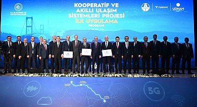 5G destekli akıllı yolda ilk test