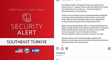 ABD, Adana Konsolosluğu'ndaki zorunlu olmayan personeli tahliye ediyor