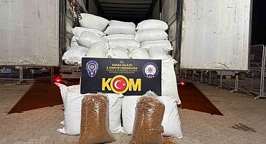 Adana'da 3 ton kaçak tütün ele geçirildi