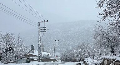 Adana'da yaylalarda kar etkili oldu