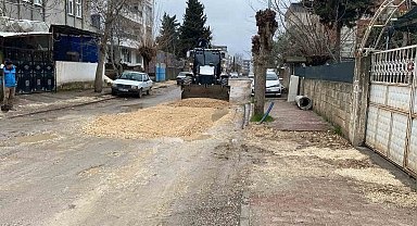 Adıyaman'da bozulan yollara müdahale