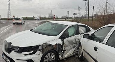 Adıyaman'da zincirleme kaza kamerada