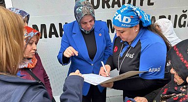 AFAD görevlileri kadınları deprem konusunda bilinçlendirdi