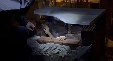 Ağrı'da baca içinde saklanan hükümlü yakalandı