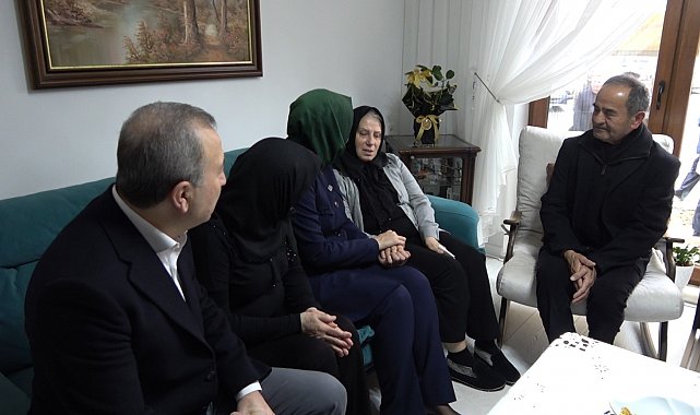 AK Parti Genel Başkan Yardımcısı Kaya'dan Katar'da düşen helikopterde şehit olan Binbaşı Taştekin'in ailesine taziye ziyareti