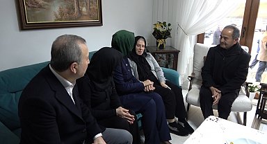 AK Parti Genel Başkan Yardımcısı Kaya'dan Katar'da düşen helikopterde şehit olan Binbaşı Taştekin'in ailesine taziye ziyareti