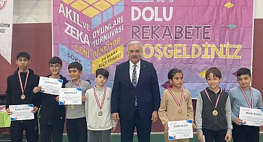 Akıl ve Zeka Oyunları İlçe Turnuvası Söke'de tamamlandı