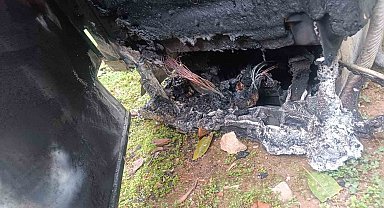 Alanya'da çamaşır makinesi yangını korkuttu