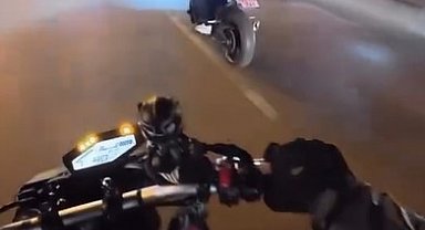 Alanya'da tek teker kazasında faciadan dönüldü