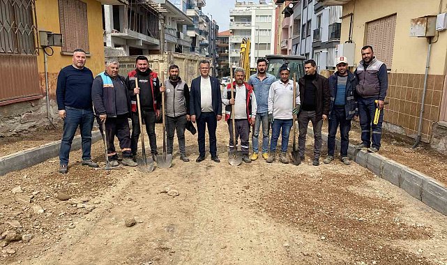 Alaşehir'de asfalt sezonu açıldı