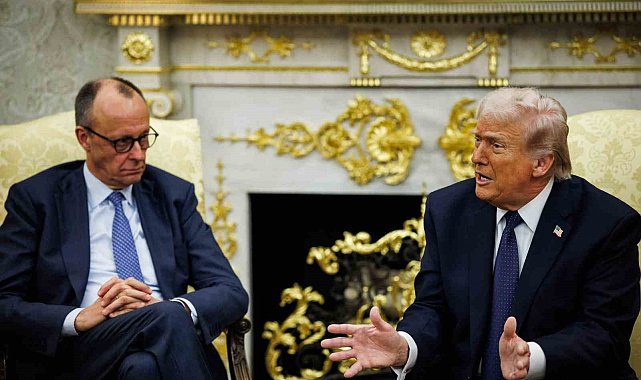 Almanya Başbakanı Merz, Beyaz Saray'da Trump ile bir araya geldi