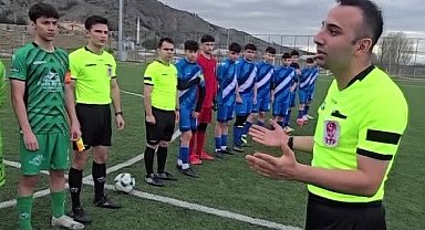 Amasya'da sahada sağlık görevlisi olmayınca hakem maçı oynatmadı