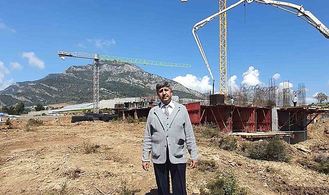 Anamur'da yapılacak caminin kıblesi yerinde belirlendi