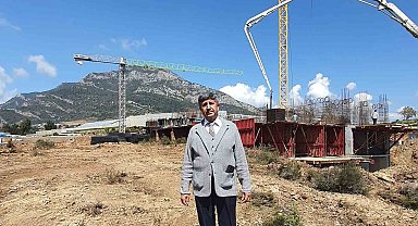 Anamur'da yapılacak caminin kıblesi yerinde belirlendi